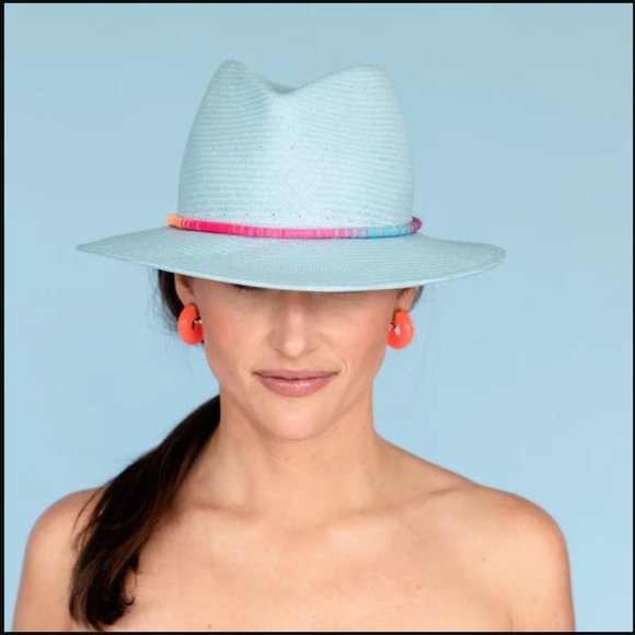 ISO Elsie Frieda Looker Hat in Blue - Picture 2 of 2